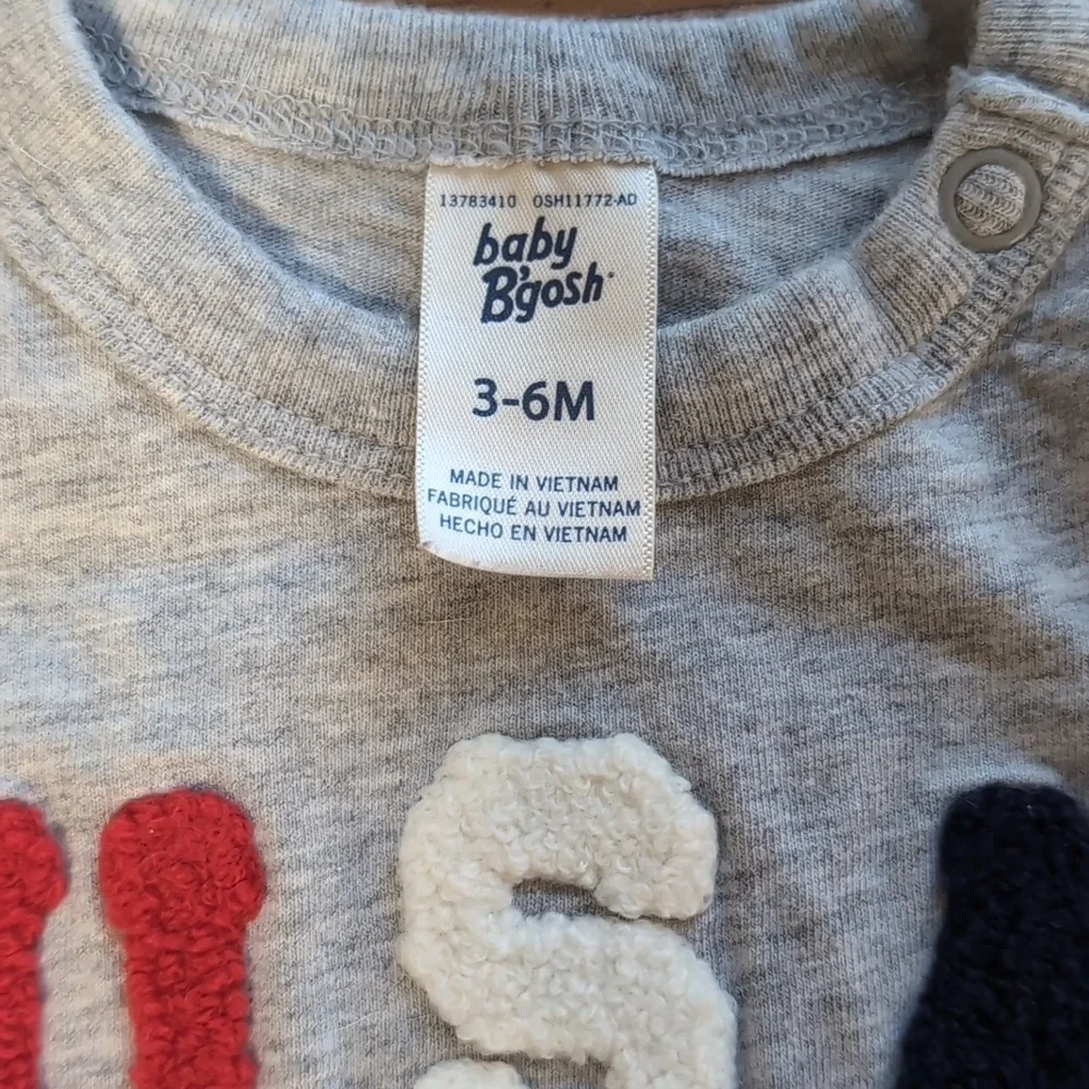 Mixed Brand Americana 4th of July 4-Piece Clothing Bundle Unisex Size 0-3 Months